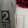 bottoms jacket wills grey with side stripe & pockets size 10 Image 4