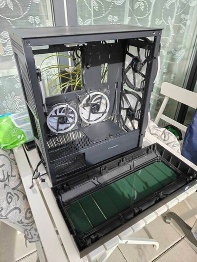 PC Case E-ATX 6 RGB Fans + Fan Controller