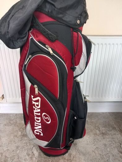 Spalding golf cart bag.