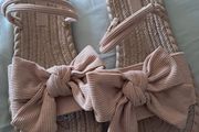 sandals women bow detail