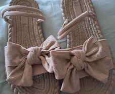 sandals women bow detail