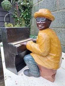 1960s Paper Mache Ray Charles Figure