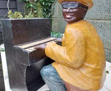 1960s Paper Mache Ray Charles Figure