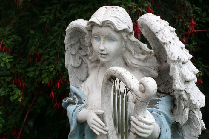 Outdoor Statue of an Angel made from Fiberglass 40"