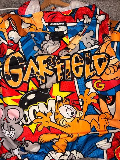 Garfield x Members Only Windbreaker