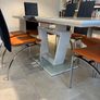 Dining Table & 8 Colour Block Dining Chairs Image 5