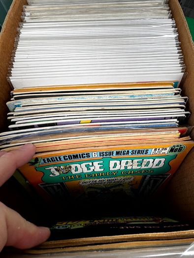 Indie Long Comic Box w 325 Comics for Sale