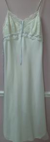 new vintage designer maxi dress/slip with tulle tag attached