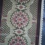 Large antique handmade brocade table runner Image 5