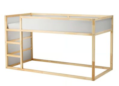 IKEA's child's reversible bed, white/pine - KURA