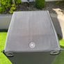 Yamaha DXS18XLF subwoofer with cover and castors Image 4