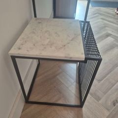 Marble top coffee table