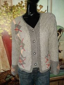 Vintage 1980s Sweet Dream Hand Knitted Cardigan Size S/M, AV
