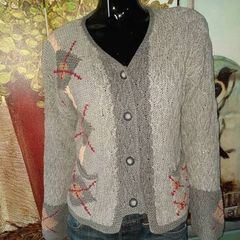 Vintage 1980s Sweet Dream Hand Knitted Cardigan Size S/M, AV