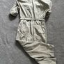 Zara green khaki jumpsuit overall 152 cm 11-12y Image 4