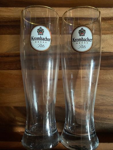 Beer Glasses Krombacher pils Set of 2