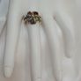 Diamond and Multi-Gemstone Flower Ring Image 10