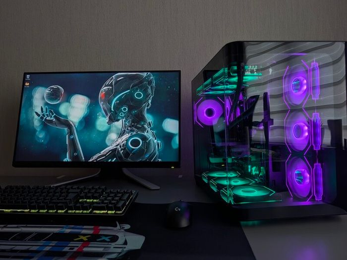 Full Setup Amd Ryzen Gaming Pc  | 5600 | Rtx 4060 | 32gb Ram | 1tb No M.2 | 750w Gold | 27" Fhd