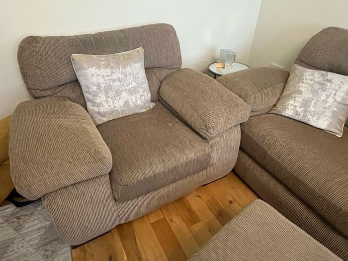3 piece suite 3 2 1 plus foot stool