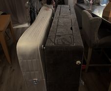 Single divan with drawers