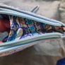 Vera Bradley Wristlet Purse teal blue ornate design in excellent condition with no issues and was hardly used FREE STANDARD POSTAGE INCLUDED Image 7