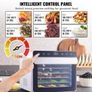 NEW SALE |  6 Trays Food Dehydrator Machine Stainless Steel 700W Jerky Fruit Drying Image 4