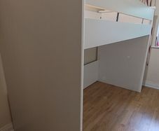 Loft bed (solid wood)