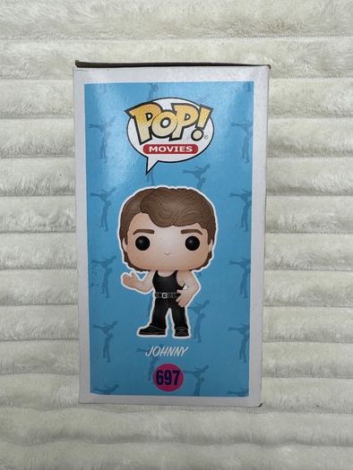 Funko Pop Movies Johnny From Dirty Dancing Collectible #697 new damaged box Please look at the pictures