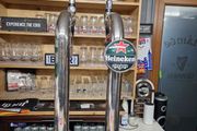full home bar setup