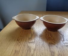 French Vintage "Emile Henry Bowls x 2 for Sale