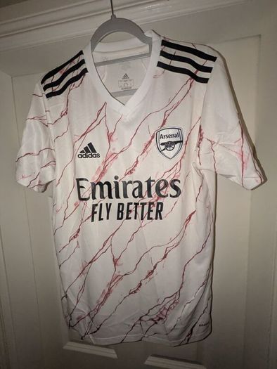 Arsenal 2020/21 Away Shirt - Aubameyang 14 Men's L.