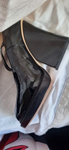 John Rocha Black Patent Shoes