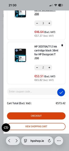 HP Plotter Designjet T630 "As New" Great Deal
