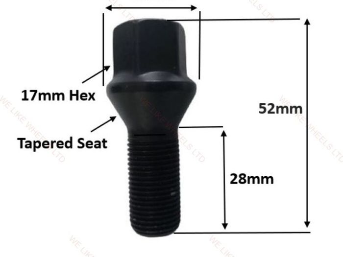 4 x New BMW Bolts (28mm) Newer Models 1,3,5,6,7 Series, Mini, F10, F11, X5 (RB4) Delivery