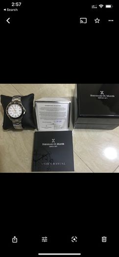 Swiss Made Bernard H Mayer Watch