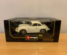 1/18 Burago Model Car Porsche 356 B Coupe 1962
