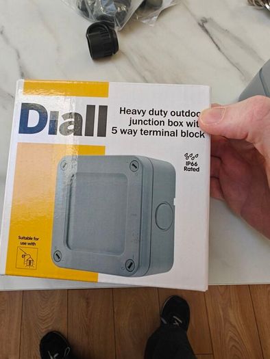 Diall Grey Water resistant Weatherproof junction box
