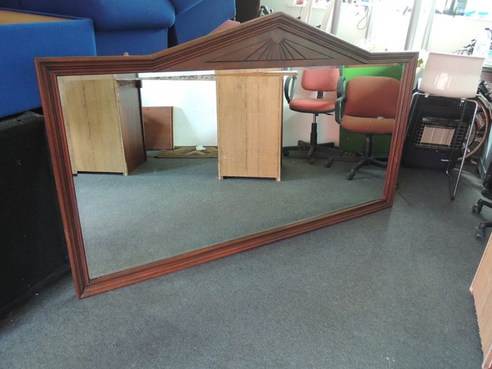 Mirror with Wooden Surround