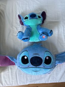 Stitch toy and cushion