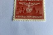 WW2 German Third Reich stamp 1942 - Eagle/Swastika