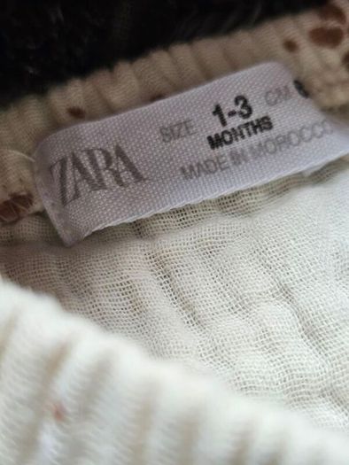 Zara Soft Baby Dress With Baby Knickers