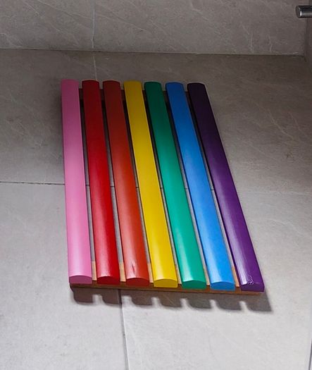 Unique wooden bath mat - PRICE REDUCED