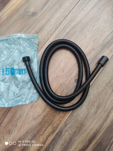 Shower Hose Black 1.5m New