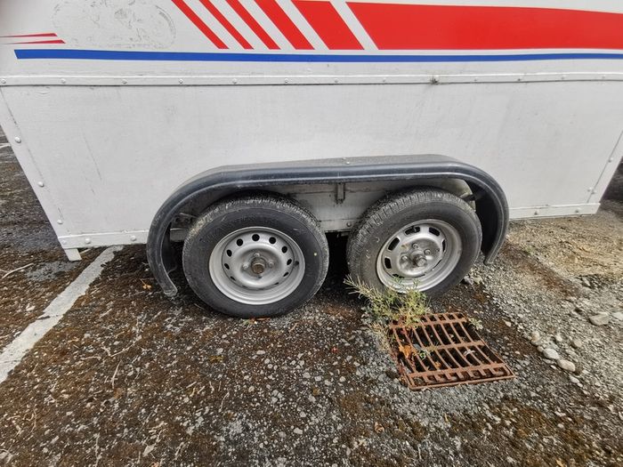 Twin axle Box trailer
