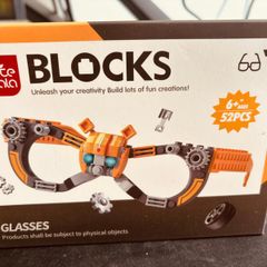 Mechanical Glasses DIY Mech Robot Glass Building Block Set for Kids