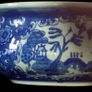 Antique Blue Willow Chamber Pot Pristine Image 10