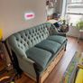 vintage 3 seater sofa Image 3