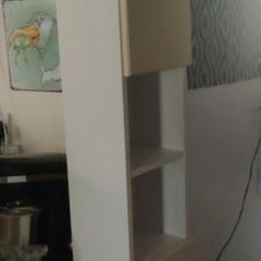 2 storage bathroom cabins