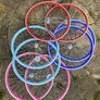 Red Bicycle Wheelset - Fixie/Singlespeed/FixedGear/Track Bike (FlipFlop Rear Hub) Sealed Bearings - Massively Discounted due to Cosmetic Flaws - Red Rims with Silver Spokes and Hubs. Image 9