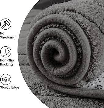 Rugs Living Room 200x300cm,3D Semicircular pattern Grey Area Rugs for Bedroom,Extra Large Rugs for living room,Machine Washable Anti Slip Short Pile Rug for Kids Room Bedroom